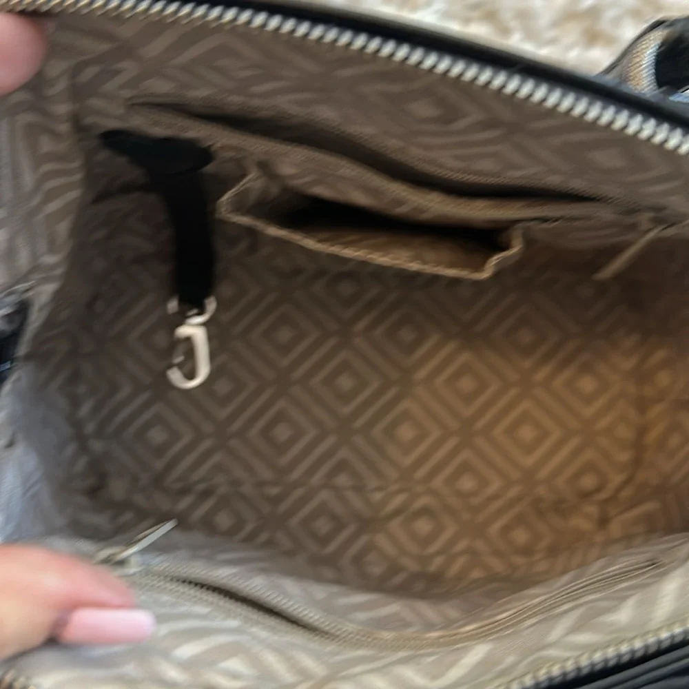 Brighton Czarina stunning jewel black patent leather combo detailed bag - Picture 12 of 17